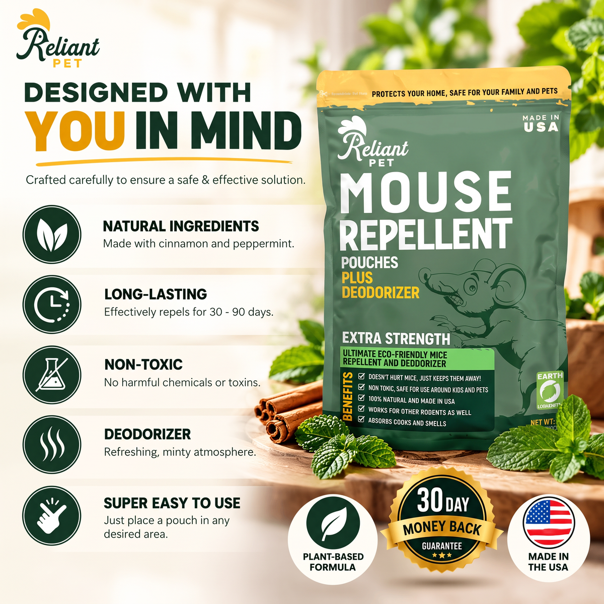 Mouse Repellent Pouches